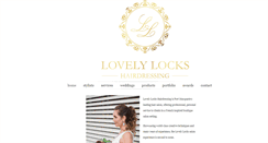 Desktop Screenshot of lovelylockshairandbeauty.com.au